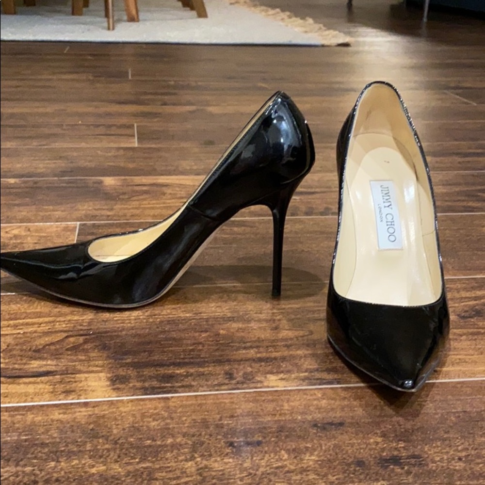 Jimmy Choo Pointed Toe Patent Pump size 37